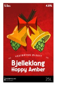 Etikett av Vestbrygg Bjelleklang Hoppy Amber