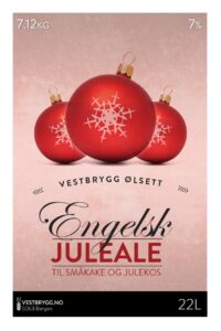 Etikett av Vestbrygg Engelsk JuleAle
