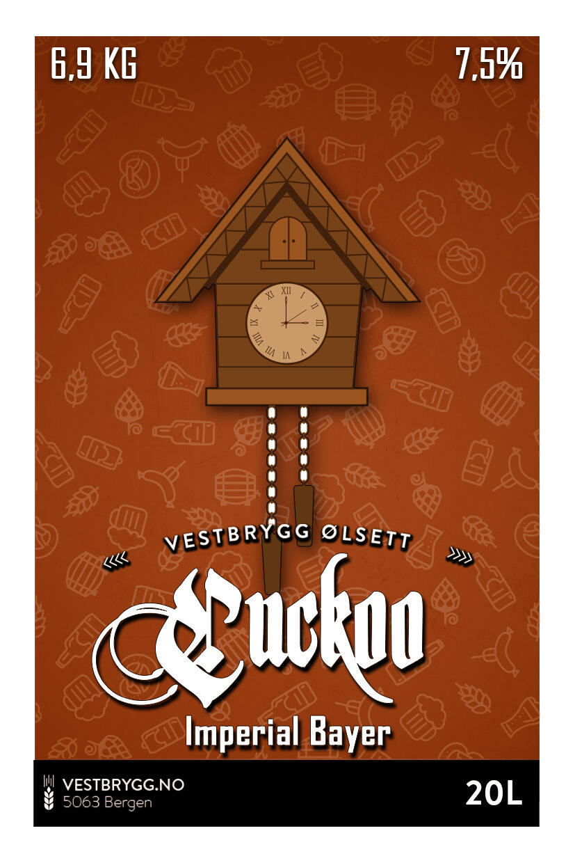 Etikett for Cuckoo Imperial Bayer