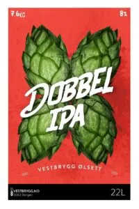 Etikett av Vestbrygg Dobbel IPA
