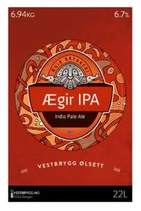 Etikett av Ægir IPA India Pale Ale