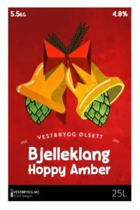 Etikett av Vestbrygg Bjelleklang Hoppy Amber
