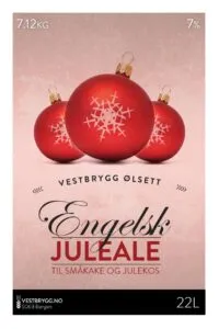 Etikett av Vestbrygg Engelsk JuleAle
