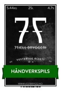 Etikett av 7 Fjell Håndverkspils