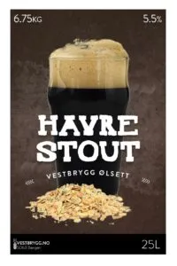 Etikett av Vestbrygg Havrestout