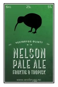 Etikett av Vestkyst Nelson Pale Ale