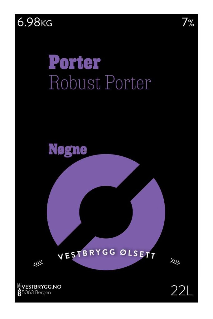 Etikett av Nøgne Ø Robust Porter