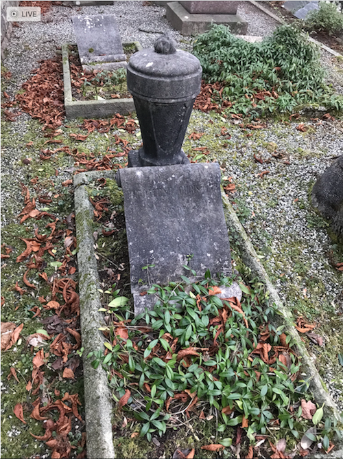 Fridtjof Sundt sitt gravminne på Møllendal kirkegård