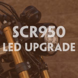 Fjellsiden MC - bildelabel med SCR 950 LED upgrade